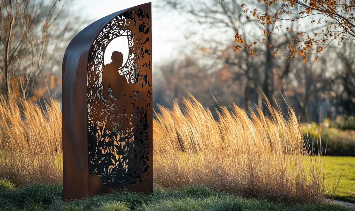 Grafsteen cortenstaal